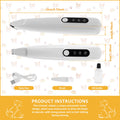 Pet Dog Paw Trimmer with LED Light USB Rechargeable Pet Grooming Clippers Portable Dogs Hair Clippers Low Noise Grooming Tool